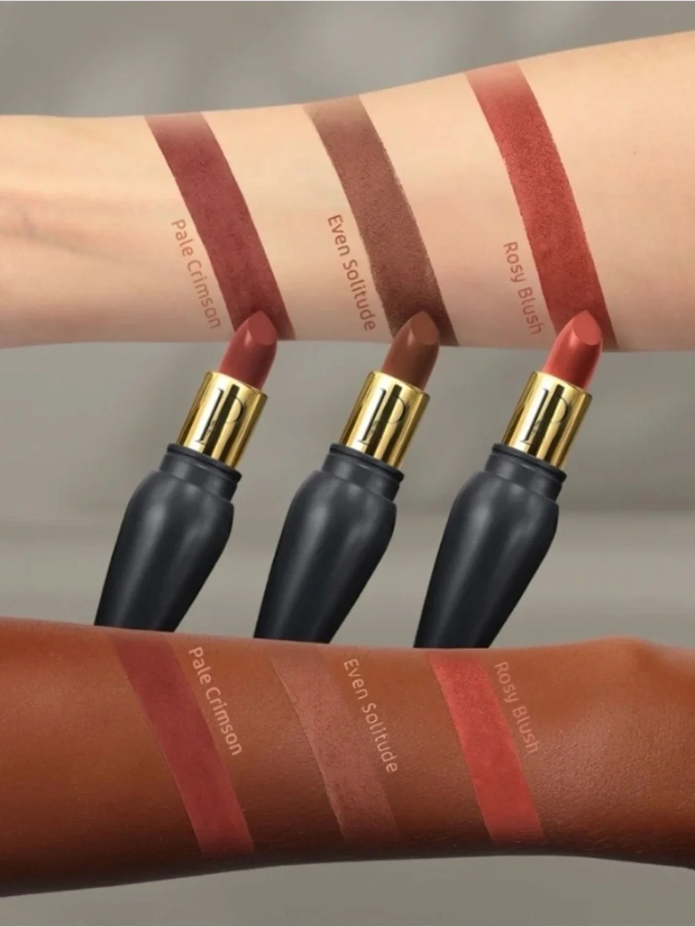 La Prestige Pale Crimson Obsidian Solid Pink Velvet Lipstick — Retail $180